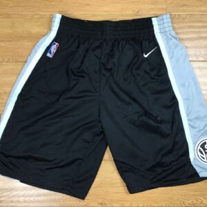 Spurs Black Authentic Shorts