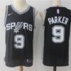 Spurs 9 Tony Parker Black Men Jersey