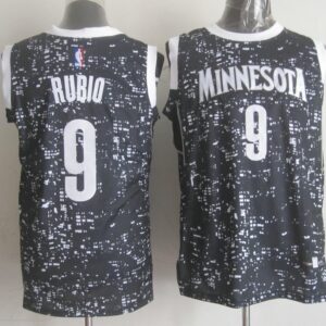 Spurs 9 Tony Parker Black City Luminous Men Jersey