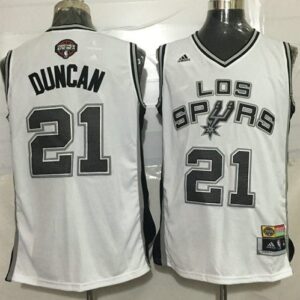 Spurs 21 Tim Duncan White Latin Nights Men Jersey
