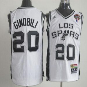 Spurs 20 Manu Ginobili White Latin Nights Men Jersey