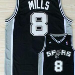 Spurs 8 Patty Mills Black Revolution 30 Men Jersey