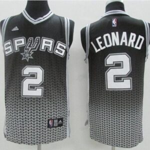 Spurs 2 Kawhi Leonard Black Resonate Men Jersey