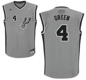 Spurs 4 Danny Green Grey Men Jersey