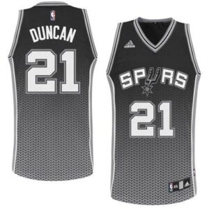 Spurs 21 Tim Duncan Black Resonate Swingman Men Jersey