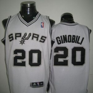 Spurs 20 Manu Ginobili White Revolution 30 Men Jersey