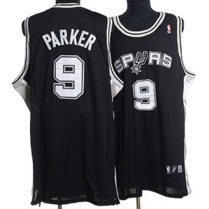 Spurs 9 Tony Parker Black Men Jersey