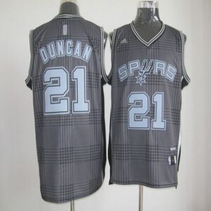 Spurs 21 Tim Duncan Black Rhythm Men Jersey