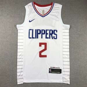 Clippers 2 Kawhi Leonard White Men Jersey