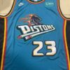 Pistons 23 Jaden Ivey Blue Basketball Men Jersey