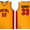 High School Oak Hill Academy 33 Kevin Durant Gold Men Jersey