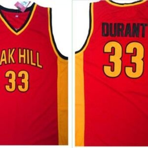 High School Oak Hill Academy 33 Kevin Durant Red Men Jersey