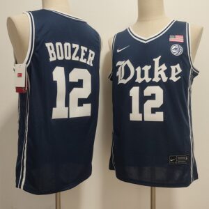 NCAA Duke Blue Devils 12 Cameron Boozer Blue Vapor Limited Men Jersey