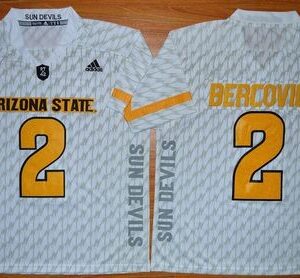 NCAA Arizona State Sun Devils 2 Mike Bercovici White New PAC-12 Men Jersey