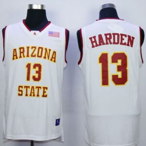 NCAA Arizona State Sun Devils 13 James Harden White Basketball Men Jersey