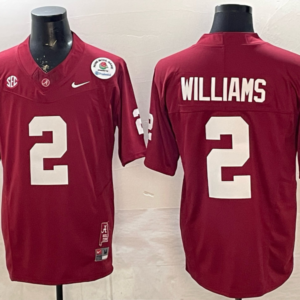 Alabama Crimson Tide 2 Ryan Williams Red Rose Bowl F.U.S.E. Vapor Limited Men Jersey
