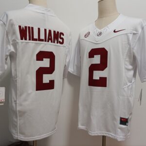 NCAA Alabama Crimson Tide 2 Ryan Williams White F.U.S.E. Vapor Limited Men Jersey