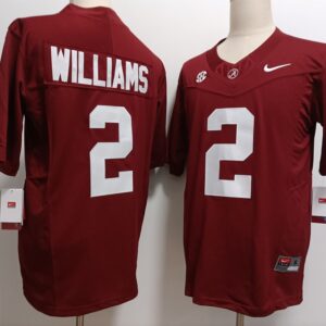 NCAA Alabama Crimson Tide 2 Ryan Williams Red F.U.S.E. Vapor Limited Men Jersey