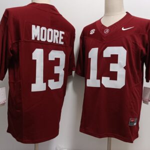 NCAA Alabama Crimson Tide 13  Malachi Moore  Red F.U.S.E. Vapor Limited Men Jersey