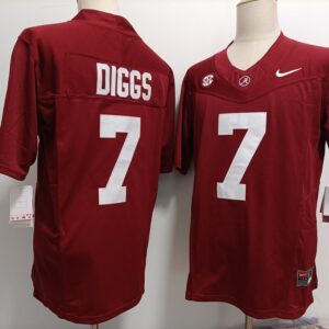 NCAA Alabama Crimson Tide 7 Trevon Diggs  Red F.U.S.E. Vapor Limited Men Jersey