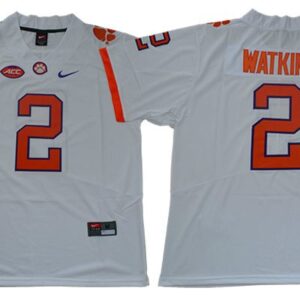 NCAA Clemson Tigers 2 Sammy Watkins White Limited Men Jersey
