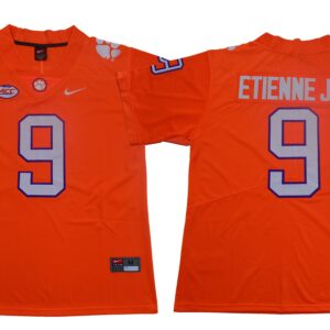 NCAA Clemson Tigers 9 Travis Etienne Jr. Orange Nike College Football Men Jersey