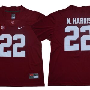 NCAA Alabama Crimson Tide 22 Najee Harris Red Legend Limited Men Jersey