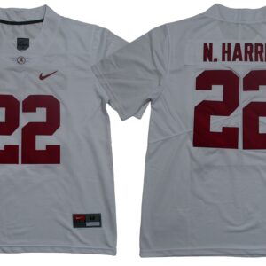 NCAA Alabama Crimson Tide 22 Najee Harris White Legend Limited Men Jersey