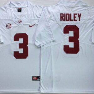 NCAA Alabama Crimson Tide 3 Calvin Ridley White Legend Limited Men Jersey