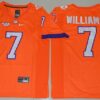 NCAA Clemson Tigers 7 Mike Williams Orange Football2016  Limited Men Jersey