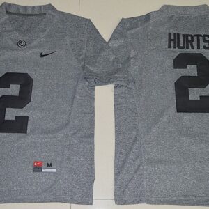 NCAA Alabama Crimson Tide 2 Jalen Hurts Grey Men Jersey