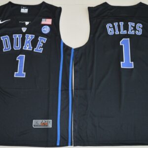 NCAA Devils 1 Harry Giles Black Basketball Men Jersey