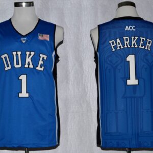 NCAA Devils 1 Jabari Parker Blue Basketball Men Jersey