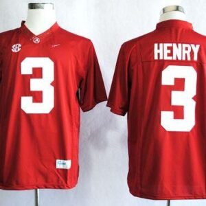 NCAA Alabama Crimson Tide 3 Derrick Henry Red Limited Men Jersey