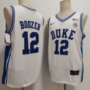 NCAA Duke Blue Devils 12 Cameron Boozer White Limited Men Jersey