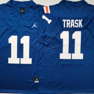 NCAA Florida Gators 11 Kyle Trask Blue Throwback College Football Men Jersey
