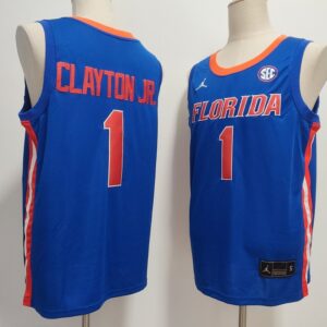 NCAA Florida Gators 1 Walter Clayton Jr. Blue Vapor Limited Men Jersey