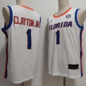 NCAA Florida Gators 1 Walter Clayton Jr. White 2025 Champions Vapor Limited Men Jersey