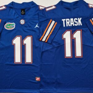 NCAA Florida Gators 11 Kyle Trask Blue New Men Jersey