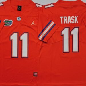 NCAA Florida Gators 11 Kyle Trask Red Men Jersey