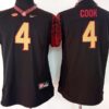 NCAA Florida State Seminoles 4 Dalvin Cook Black College Football Men Jersey