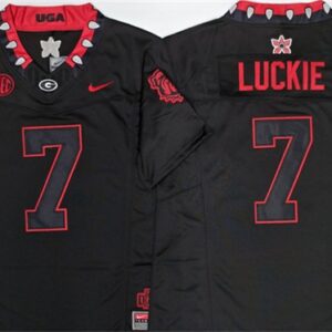 Georgia Bulldogs 7 Lawson Luckie Black F.U.S.E. Vapor Limited Men Jersey