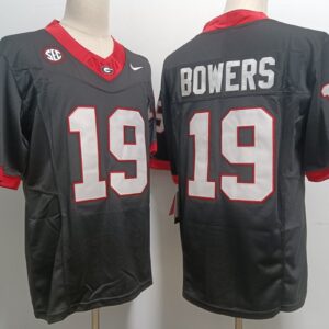 NCAA Georgia Bulldogs 19 Brock Bowers Black 2023 F.U.S.E Vapor Limited Men Jersey