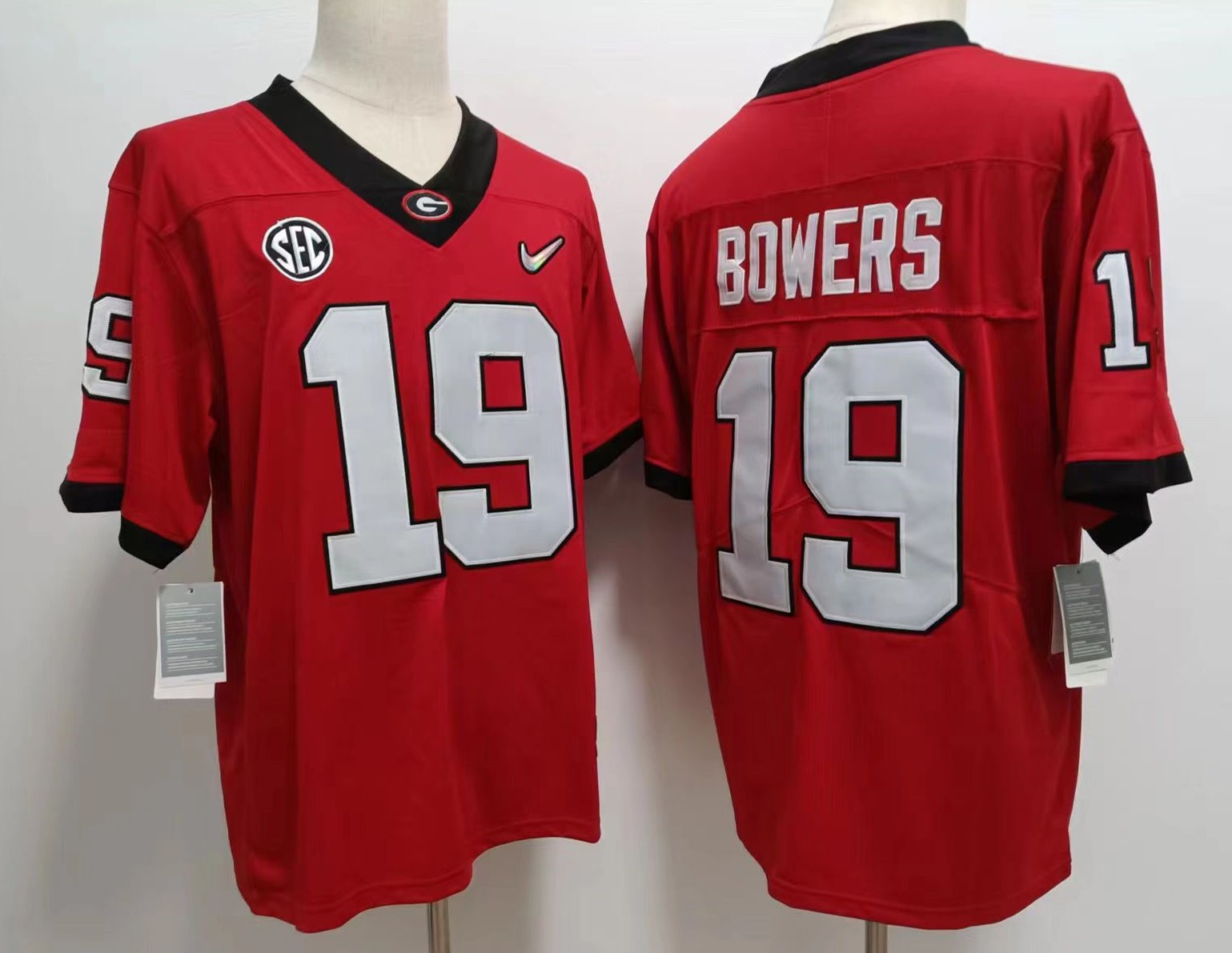 NCAA Bulldogs 19 Brock Bowers Red College Football Limited Men Jersey
