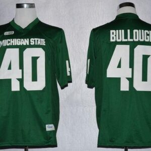 NCAA Michigan State SpartansMiami Hurricanes 40 Max Bullough Green Men Jersey