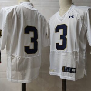 NCAA Notre Dame Fighting Irish 3 Joe Montana White Vapor Limited Men Jersey