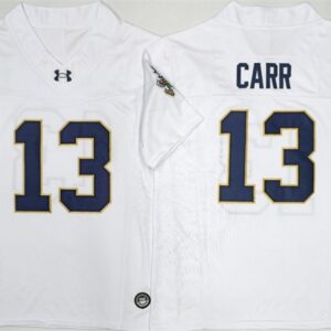 Notre Dame Fighting Irish 13 Carr White  F.U.S.E. Vapor Limited Men Jersey