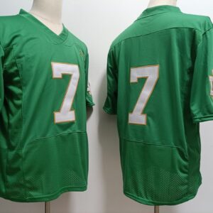 NCAA Notre Dame 7 Audric Estime Green Limited Men Jersey(no name on back)