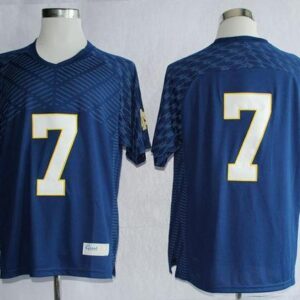 NCAA Notre Dame Fighting Irish 7 Stephon Tuitt Navy Blue Men Jersey
