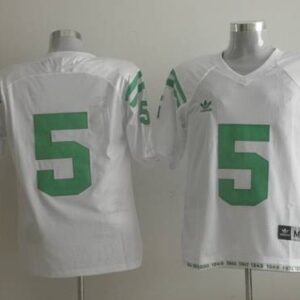 NCAA Notre Dame Fighting Irish 5 White Men Jersey